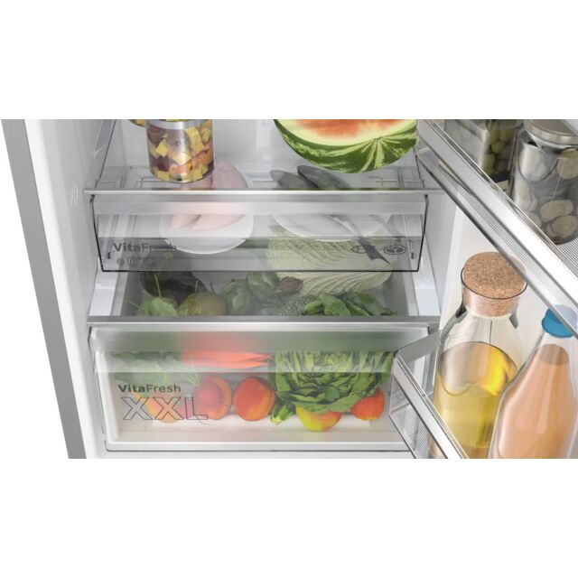 Bosch KGN392LBFG 60cm 70/30 Fridge Freezer - Stainless Steel