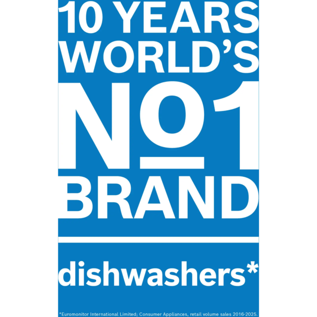 Bosch SMH4HVX14G Built In Dishwasher 60Cm, Vario Hinge, 14Place Setting