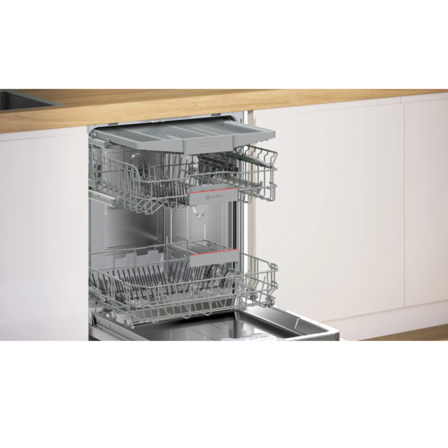 Bosch SMH4HVX14G Built In Dishwasher 60Cm, Vario Hinge, 14Place Setting