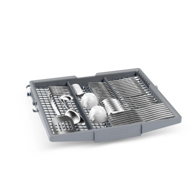 Bosch SMS2HVW06G Dishwasher 60Cm White, 14 Place Setting, Polinox Base, Series 2