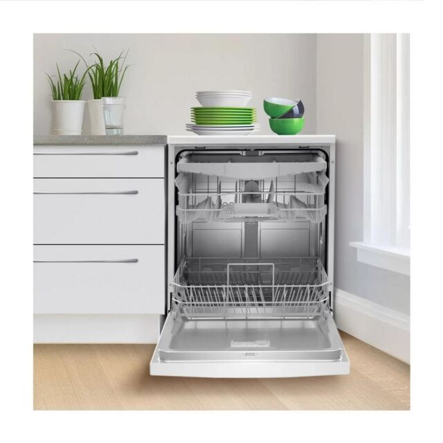 Bosch SMS2HVW67G Full Size Dishwasher - White - 14 Place Settings