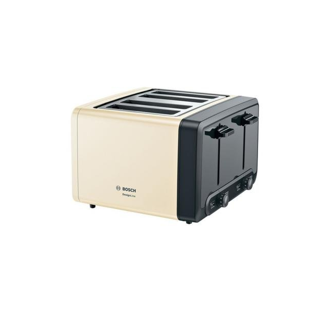 Bosch TAT4P447GB 4 Slot Toaster - Cream