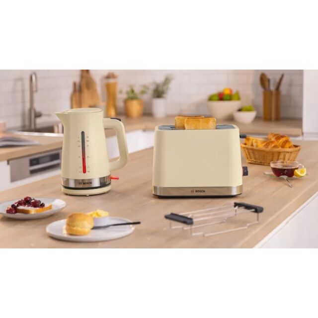 Bosch TWK4M227GB 1.7 Litres Kettle - Cream