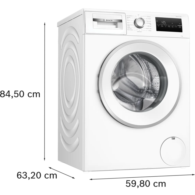 Bosch WAN28254GB 8kg 1400 Spin Washing Machine - White