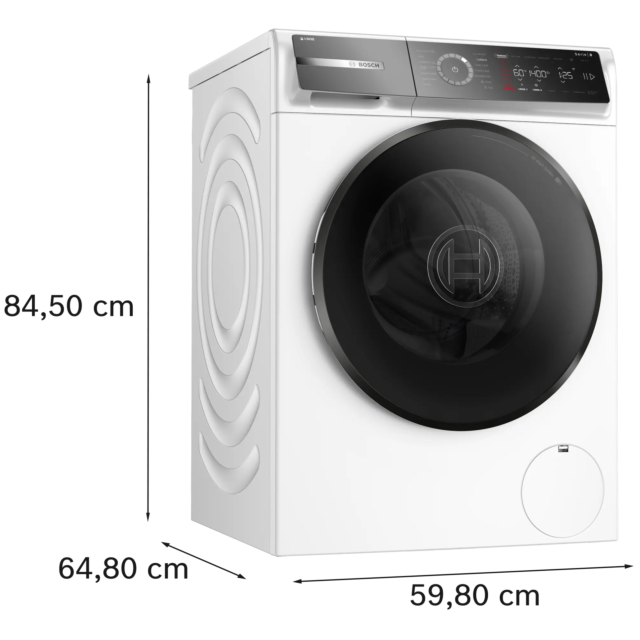 Bosch WGB264A1GB Washing Machine, 11Kg Idos, White 1400 Rpm, Home Connect