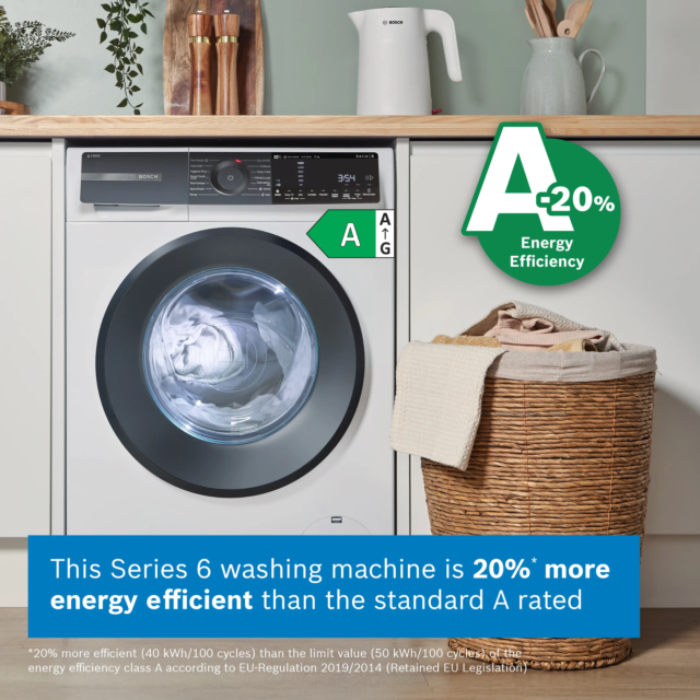 Bosch WGH254A0GB Washing Machine - Series 6 - 10kg - 1400rpm - iDos - White 