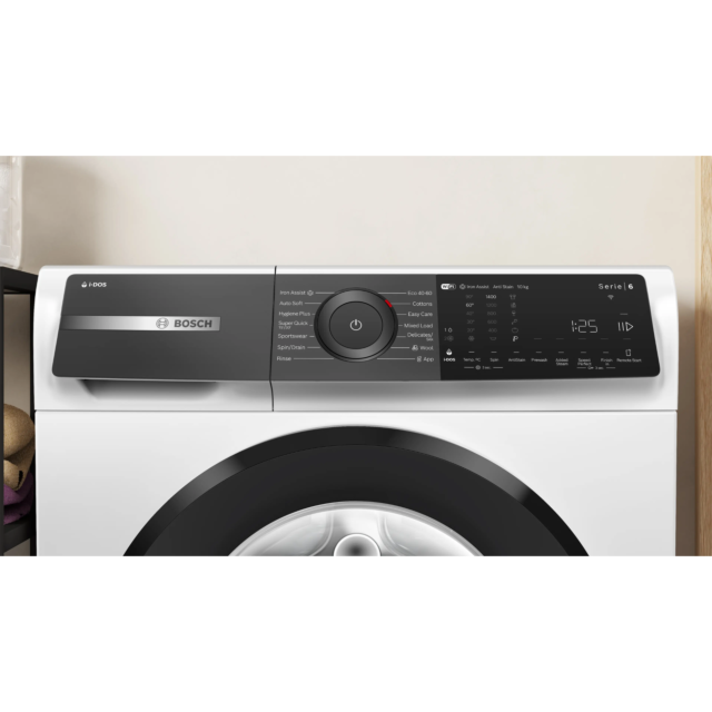 Bosch WGH254A0GB Washing Machine - Series 6 - 10kg - 1400rpm - iDos - White 