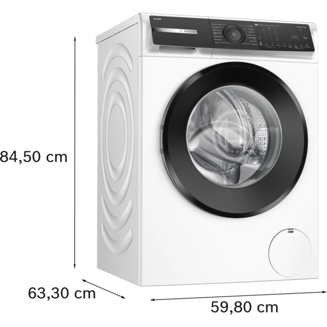 Bosch WGH254A0GB Washing Machine - Series 6 - 10kg - 1400rpm - iDos - White 