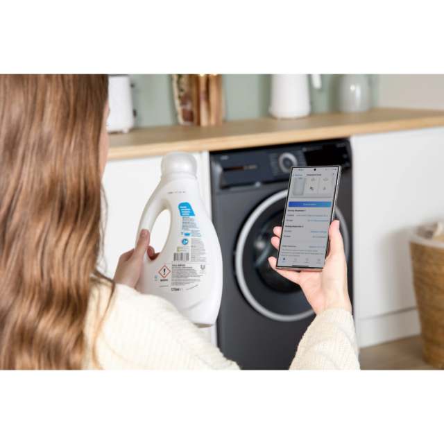 Bosch WGH254ARGB Washing Machine, Graphite, 10Kg, 1400Rpm, I-Dos Detergent,