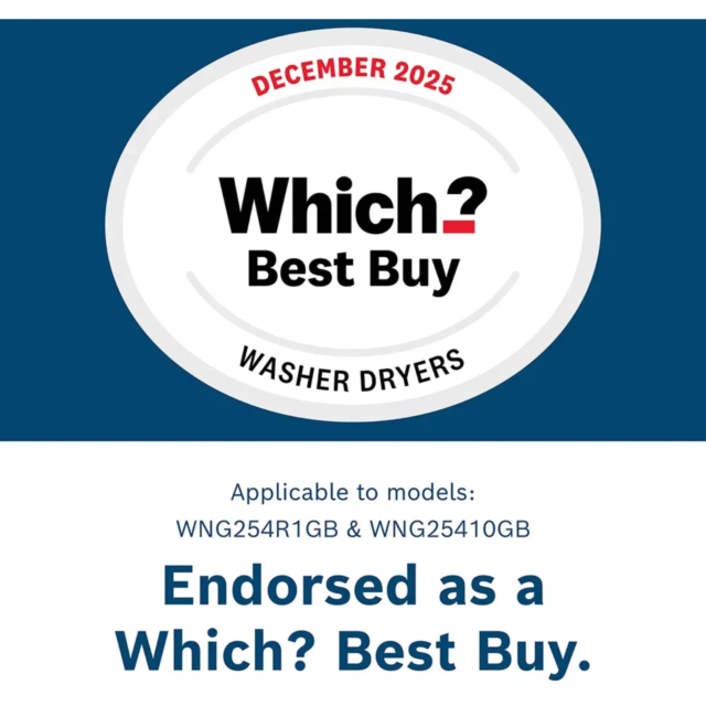 Bosch WNG254R1GB Washer Dryer - Series 6 - 10.5kg Washer - 6kg Dryer - 1400rpm - Graphite