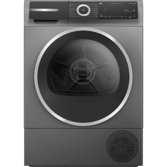 Bosch WQH246DRGB Tumble Dryer - Series 6 - Heat Pump Condensor - 9kg - Graphite