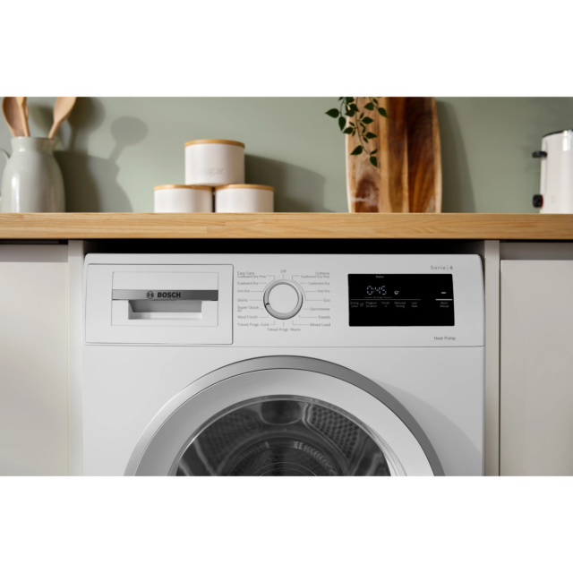 Bosch WTH85226GB Tumble Dryer - Heat Pump Condenser - 8kg - White