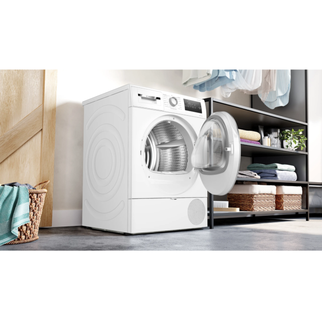 Bosch WTH85226GB Tumble Dryer - Heat Pump Condenser - 8kg - White
