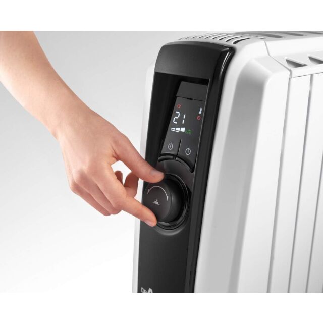 Delonghi TRDX41025E 2500W Dragon-4 Oil Filled Heater Digital Radiator