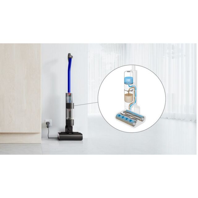 WASHG1 Wet Floor Cleaner - 35 Minutes Run Time - Black/Blue