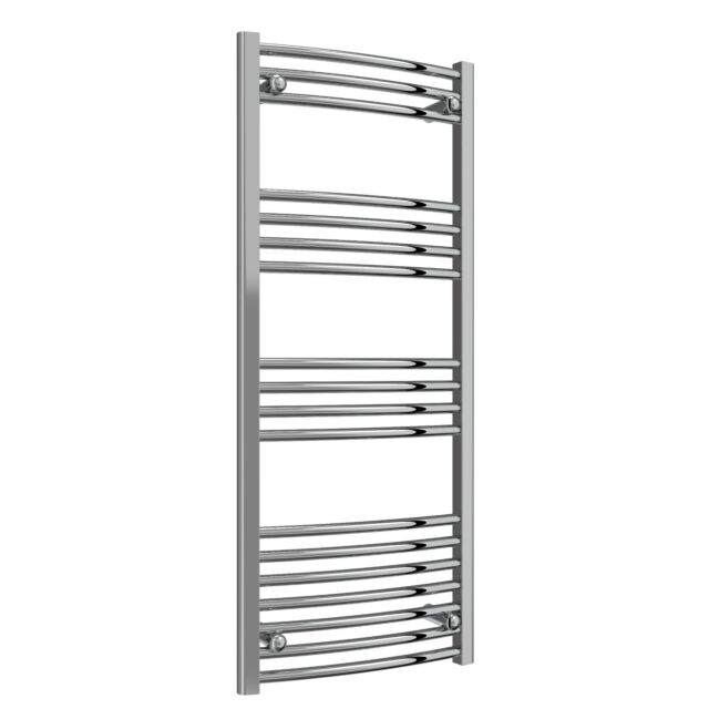 Geyser R-TCCL-1200X500-T Towel Rail, 1200X500, Curved, Thermostatic Electric 600Watt