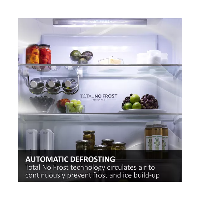 Haier HFR5719ENMP 70cm Fridge Freezer - Stainless Steel