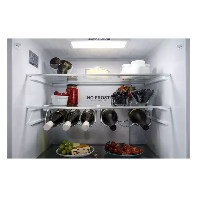 Haier HFR5719ENMP 70cm Fridge Freezer - Stainless Steel