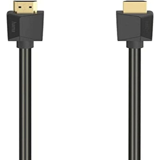 Hama 00205007 High-Speed HDMI Cable 5m, 4K, Plug - Plug, Ethernet