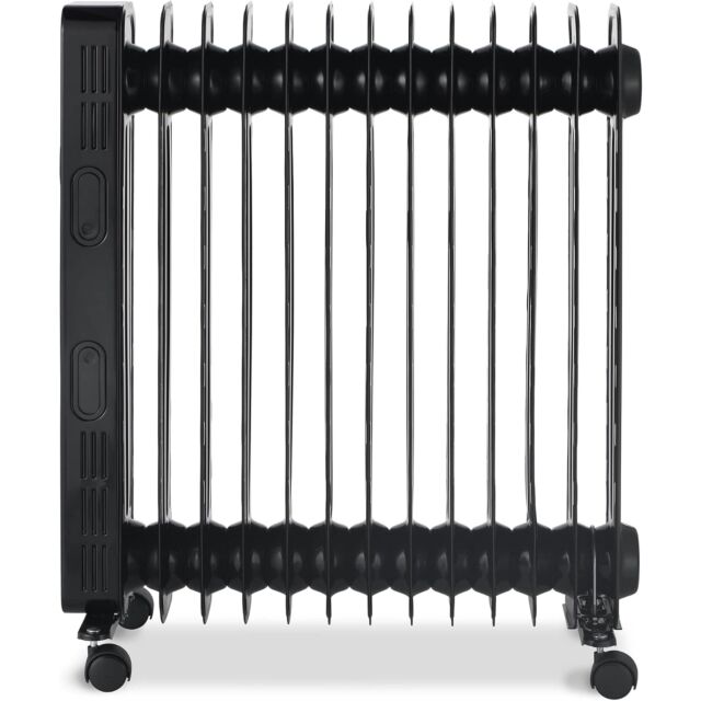 Igenix IG2621BL Digital Oil Filled Heater 2Kw - Black