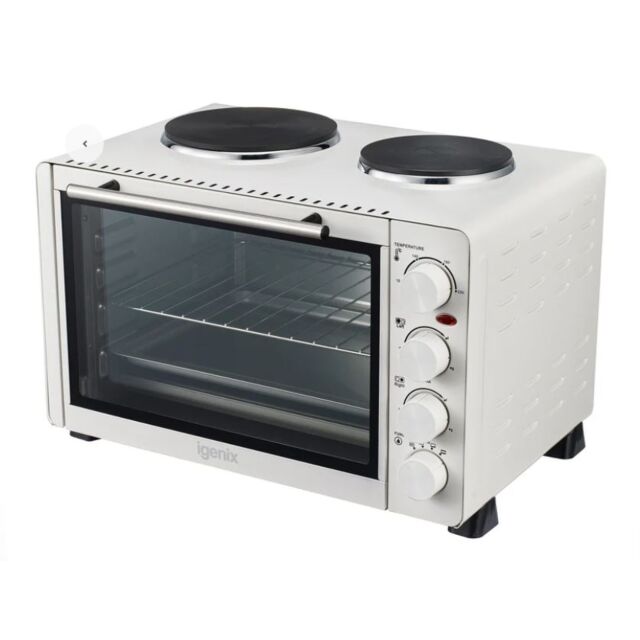 Igenix IG7130 Mini Oven 30Ltr with 2 Hotplates