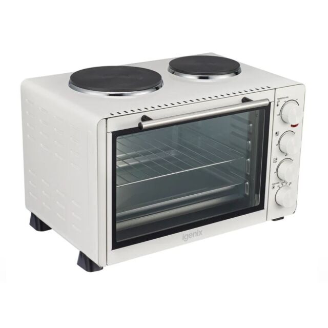 Igenix IG7130 Mini Oven 30Ltr with 2 Hotplates