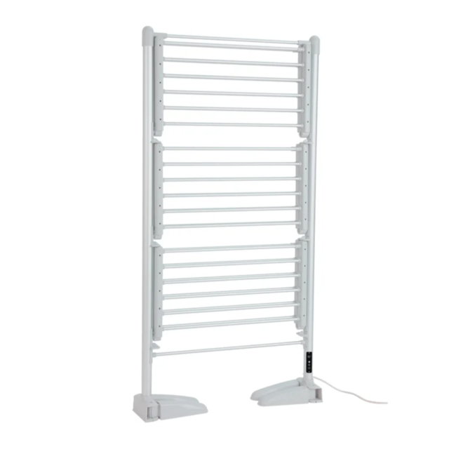 Igenix IGHA02236S 3 Tiered Heated Clothes Airer / Dryer 300 Watt - Silver