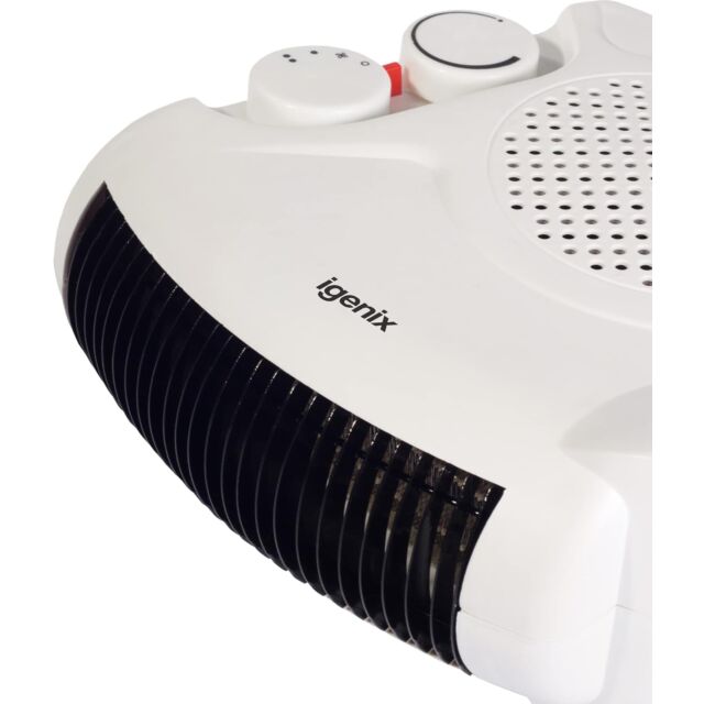 Igenix IG9010 Fan Heater 2Kw/1Kw - White