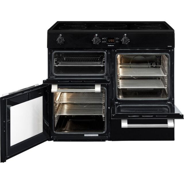 Leisure CK100D210K 100cm Induction Range Cooker with Five Zones - Black