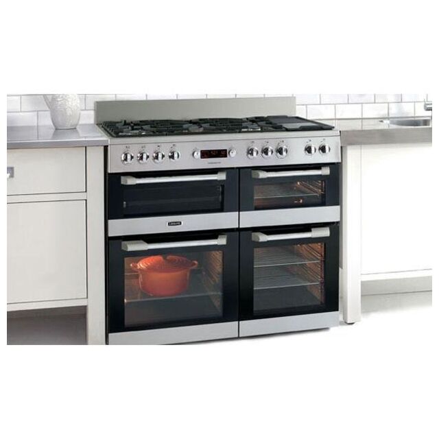 Leisure CS100D510X 100cm Induction Range Cooker with Three Ovens - Stainless Steel
