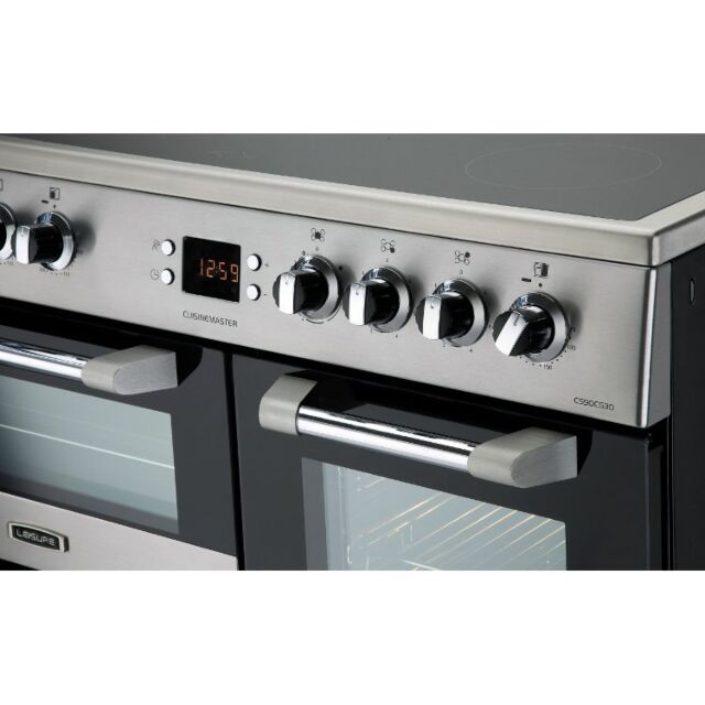 Leisure CS90D530X 90cm Electric Range Cooker with Induction Hob - Stainless Steel