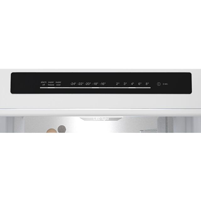 KG39NAIAU, Free-standing fridge-freezer with freezer at bottom