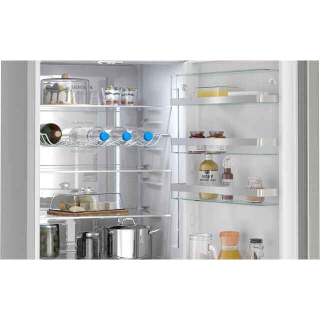 KG39NAIAU, Free-standing fridge-freezer with freezer at bottom