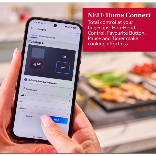 Neff T68FHV4L0 80cm Induction Hob - Black