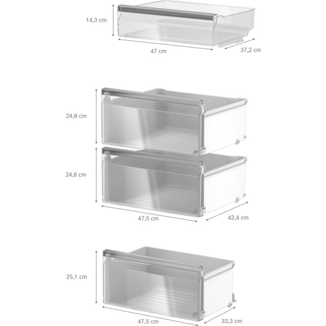 KSN36VWDGG, Free-standing fridge