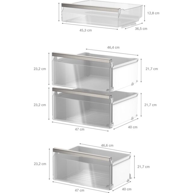 KS36NAXCG, Free-standing fridge