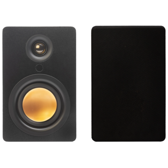 Mitchell Acoustics USTREAM ONE Active Stereo Wireless Speakers - Black