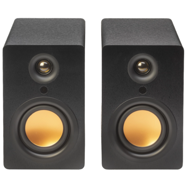 Mitchell Acoustics USTREAM ONE Active Stereo Wireless Speakers - Black