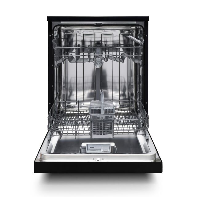 Montpellier MDWD1354K 60cm Freestanding Dishwasher in Black