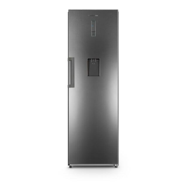 Montpellier MTL362X Tall Fridge with Water Dispenser, 1850x595x618 - Inox Silver