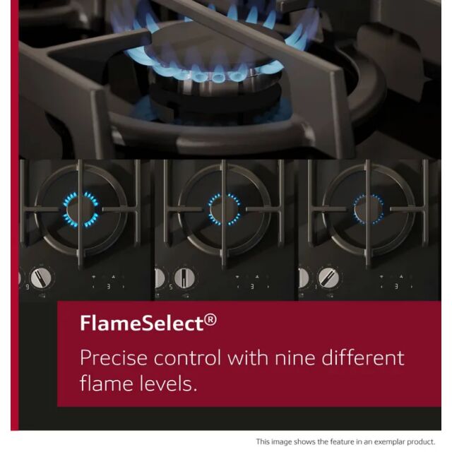 Neff T26CIP8N0 58.2cm Gas Hob - Stainless Steel