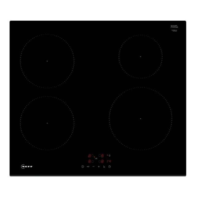 Neff T36FBE1L0 60Cm Induction Hob, Touch Control, 4 Zone 4.6Kw