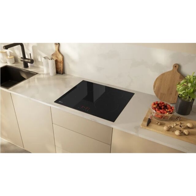 Neff T36FBE1L0 60Cm Induction Hob, Touch Control, 4 Zone 4.6Kw