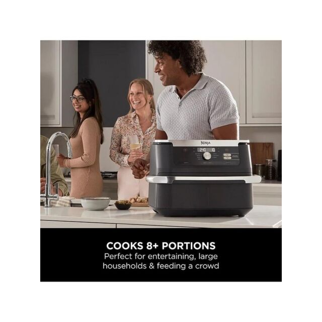 Ninja AF500UK Air Fryer, Foodi Flex Drawer - Black
