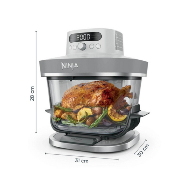 Ninja AS090UKWH CRISPi PRO 5-in-1 Glass Air Fryer - White