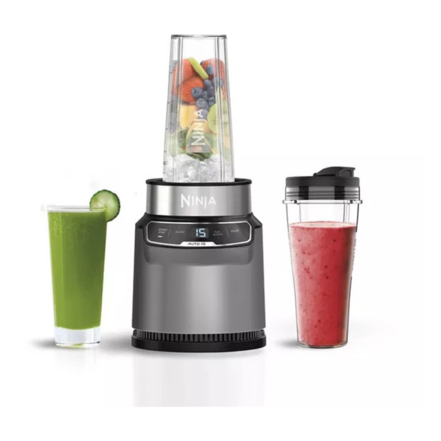 Ninja BN500UK Motorised Compact Blender With Auto-Iq ? Dark Grey