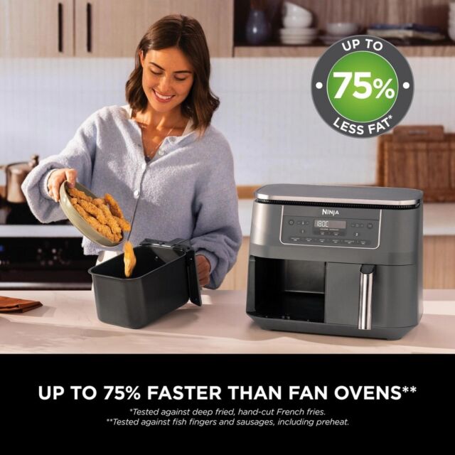 Ninja DZ300UK 7.6 Litre 6-In-1 Dual Zone Air Fryer