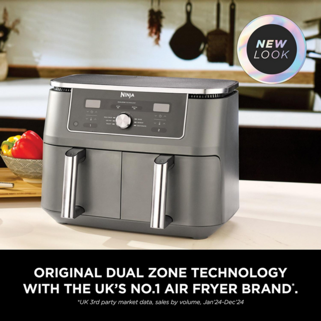 Ninja DZ400UK 9.5 Litre Max 6-In-1 Dual Zone Air Fryer