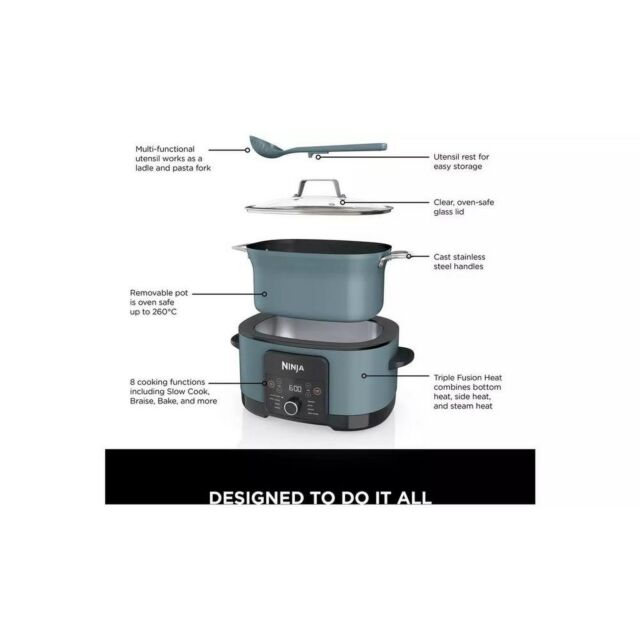 Ninja MC1001UK Foodi Possiblecooker 8-In-1 Slow Cooker / Multi Cooker