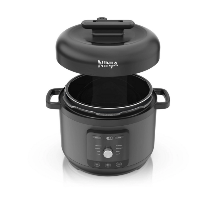 Ninja PC201UK HyperHeat 9-in-1 Pressure + Rice Cooker - Grey/Black
